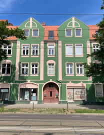 Sanierung der Fassade eines Mehrfamilienwohnhauses in Magdeburg