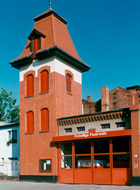 sanierter Schlauchturm der FFW Schönebeck
